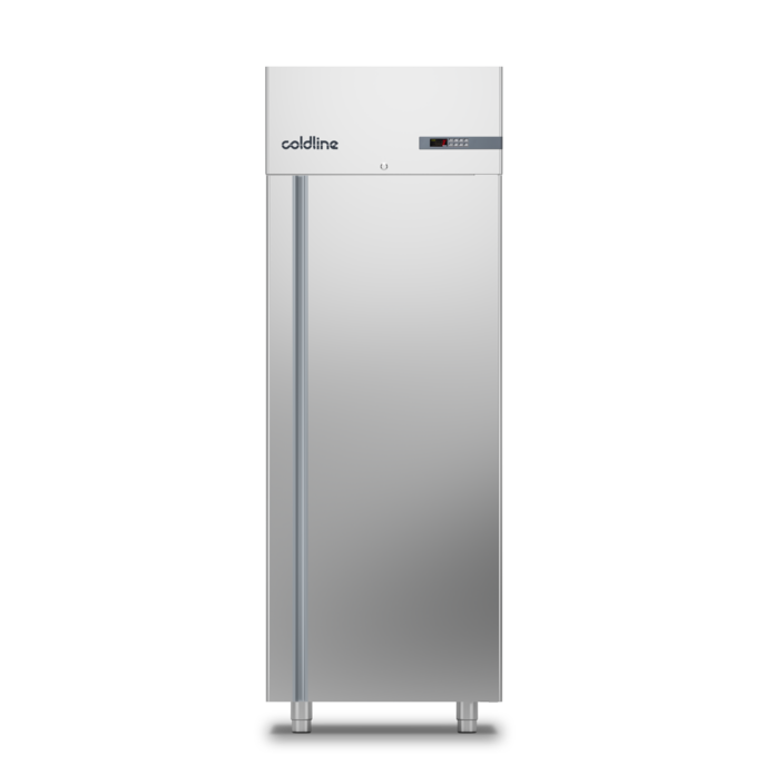 Шкаф морозильный COLDLINE SMART 700 GN2/1 A70/1BE нерж.ст, встр. агр, Д:1, б/подсв, -22/-18 (дверь ЛЕВАЯ - петли слева)