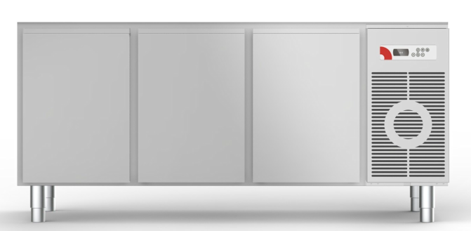 Стол холод. 1735 стол. б/борта FRIULINOX серия PLAN - H 710 TR3H71EEF+P3G-1735, корп.710, Д:3, -2/+8 (Д:1 + Я:6 1/3)