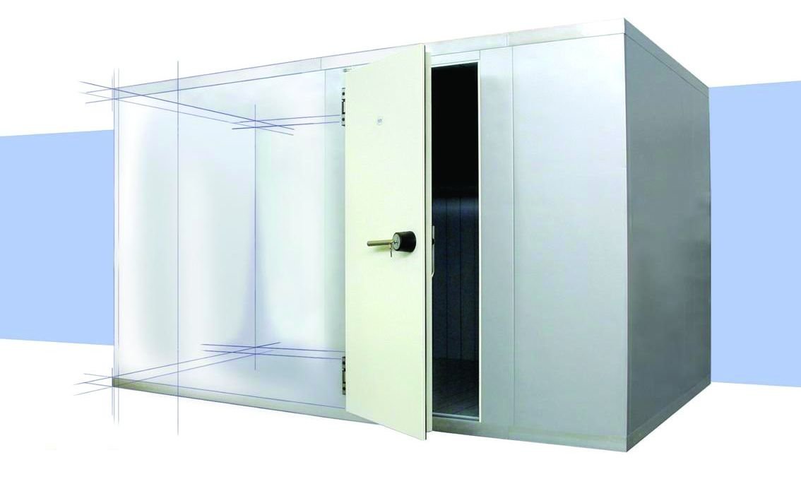 Камера холодильная с полом ASTRA P80 H2120-1830/1530 (1 дверь распашная: D1.80.185; пол из алюминия)
