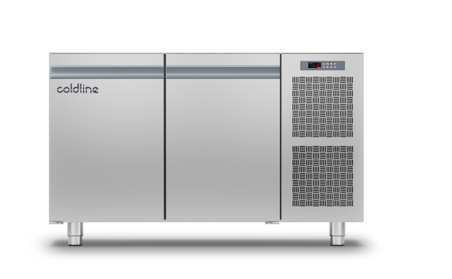 Стол холодильный 1300 б/стол. COLDLINE SMART GN1/1 TS13/1ME-710 Д:2, корп 710, встр. агр. -2/+8 (4Я 1/2)