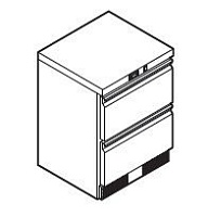 Шкаф холодильный барный TECNOSTEEL CB060N-ISER
