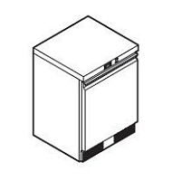 Шкаф холодильный барный TECNOSTEEL FB060N-I