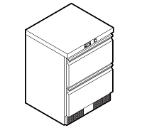 Шкаф морозильный TECNOSTEEL CB060L-ISER