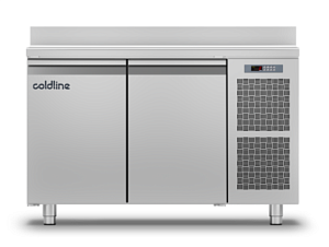 Стол холодильный 1300 стол. с бортом COLDLINE X-SMART TA13/1MQX, Д:2, корп 710, 0/+10